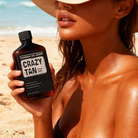 Fresh citrus and eucalyptus scent representation, emphasizing Crazytan refreshing fragrance