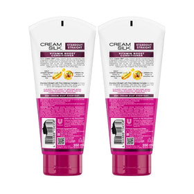 Cream Silk back label close-up with usage instructions and ingredient list