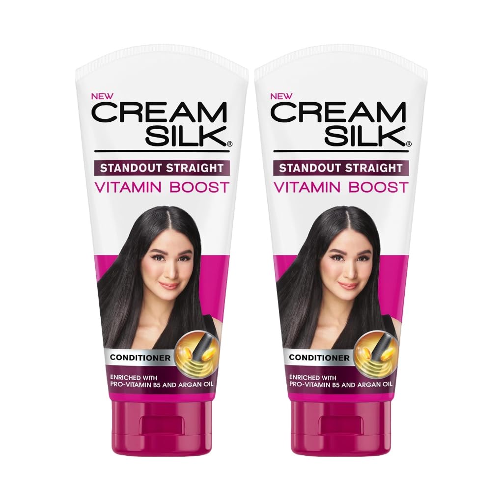 Cream Silk front packaging showing two 180ml bottles and product benefit