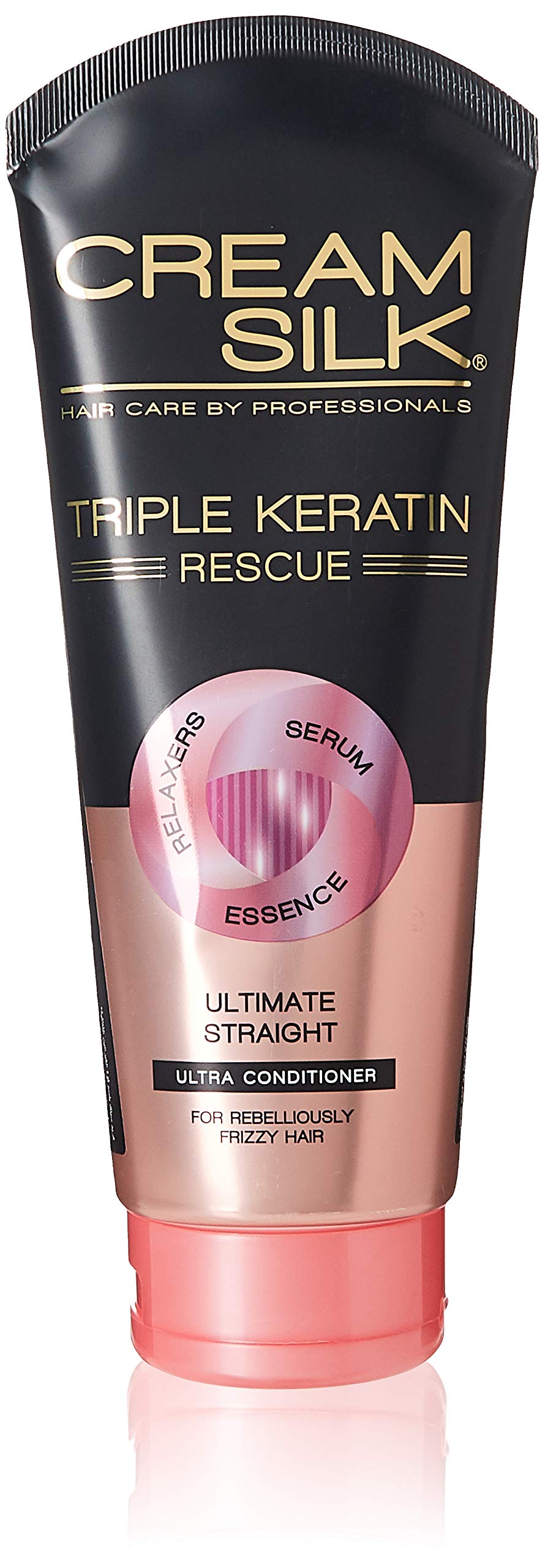 Cream Silk front packaging showing 340 ml bottle and smooth-hair benefit