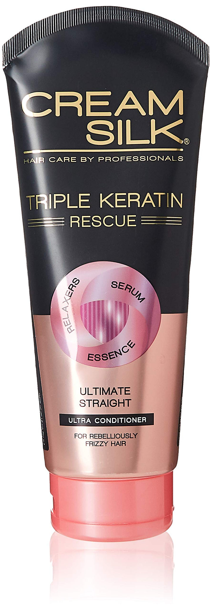 Cream Silk front packaging showing 340 ml bottle and smooth-hair benefit