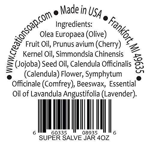 Creation Pharm open jar texture revealing rich balm for deep moisturization
