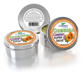 Creation Pharm recyclable packaging with jar showing eco-friendly sustainability benefit