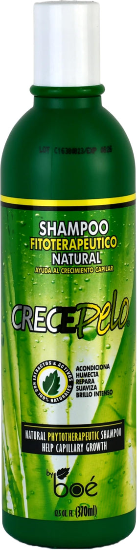 Crece Pelo BOE treatment mask texture on fingertips showing creamy nourishment