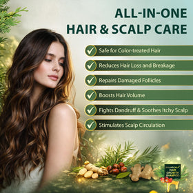 Creip rosemary and ginseng ingredients display highlighting botanical support
