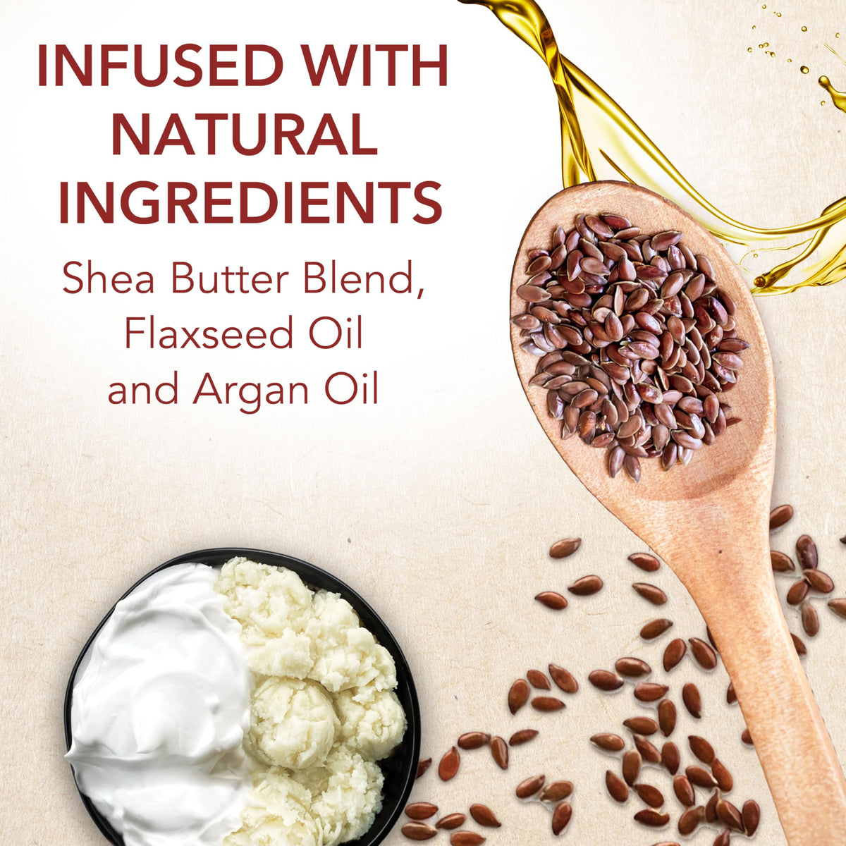 Creme of Nature being worked into wet textured hair demonstrating detangling benefit