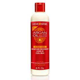 Creme of Nature curl milk front packaging showing product benefit