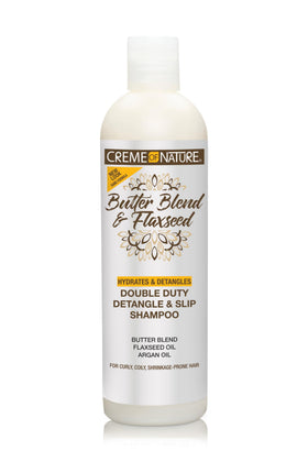 Creme of Nature front bottle shot showing product and easy identification benefit