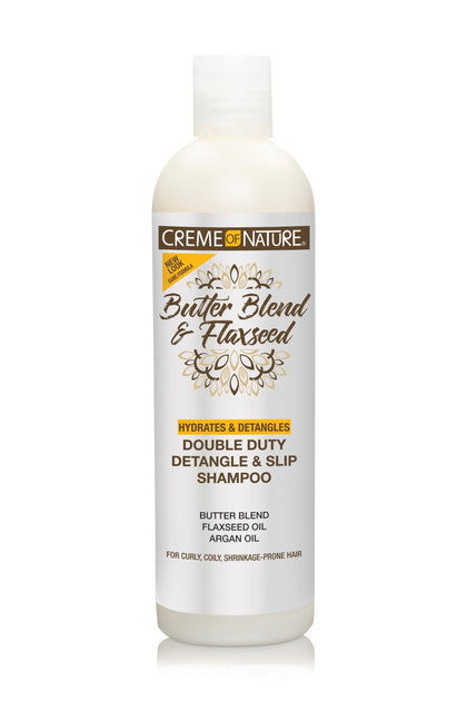 Creme of Nature front bottle shot showing product and easy identification benefit