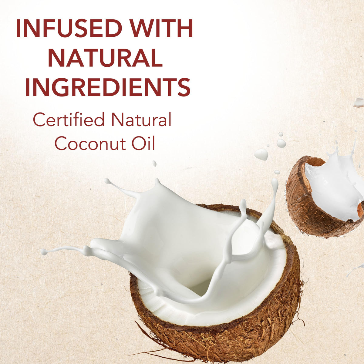 Creme of Nature shampoo poured into palm showing moisturizing creaminess