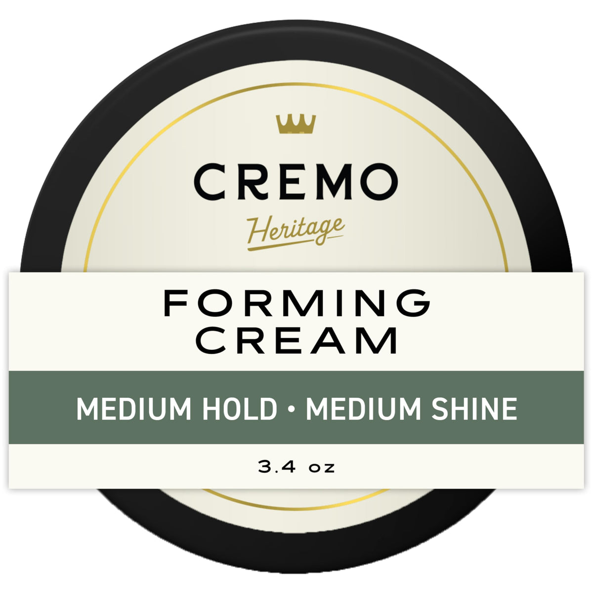 Cremo front jar showing label and compact travel-friendly size