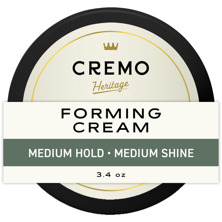 Cremo front jar showing label and compact travel-friendly size