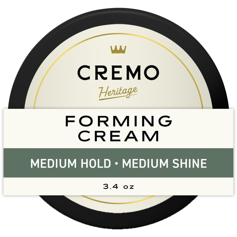 Cremo front jar showing label and compact travel-friendly size