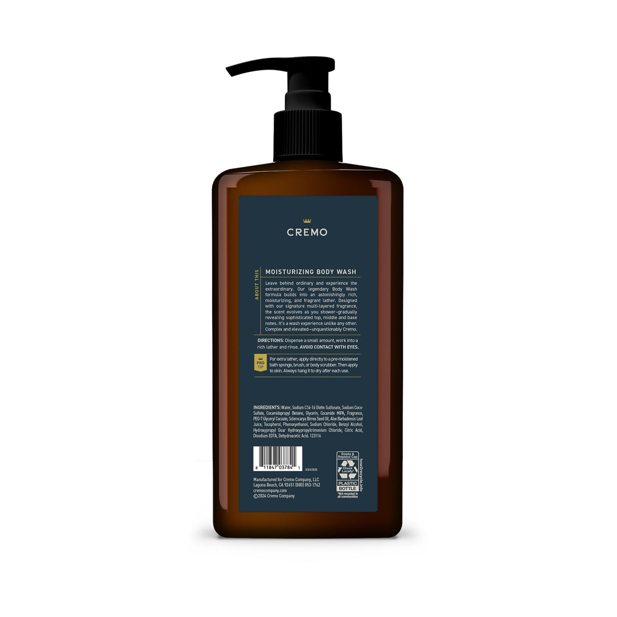 Cremo bottle in bathroom lifestyle setting elevating daily grooming routine