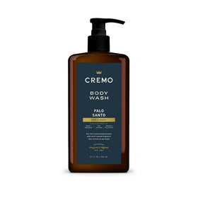 Cremo front packaging 32oz pump showing brand and scent for easy selection