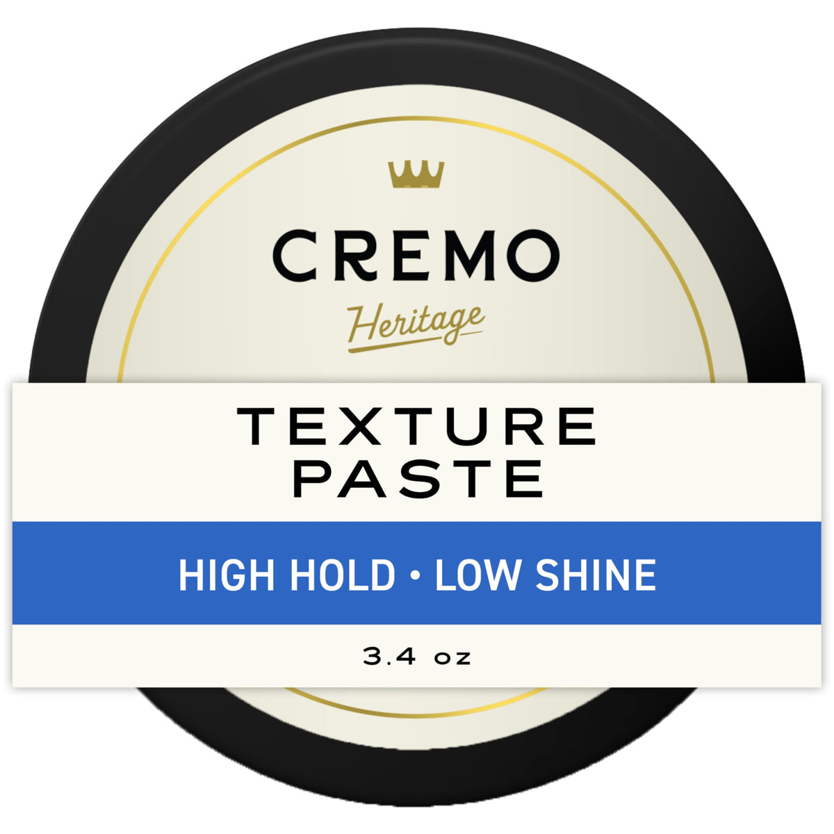 Cremo front jar view showing label and compact packaging benefits