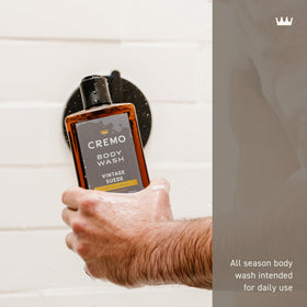 Cremo rich lather close-up highlighting creamy texture and moisturizing benefit