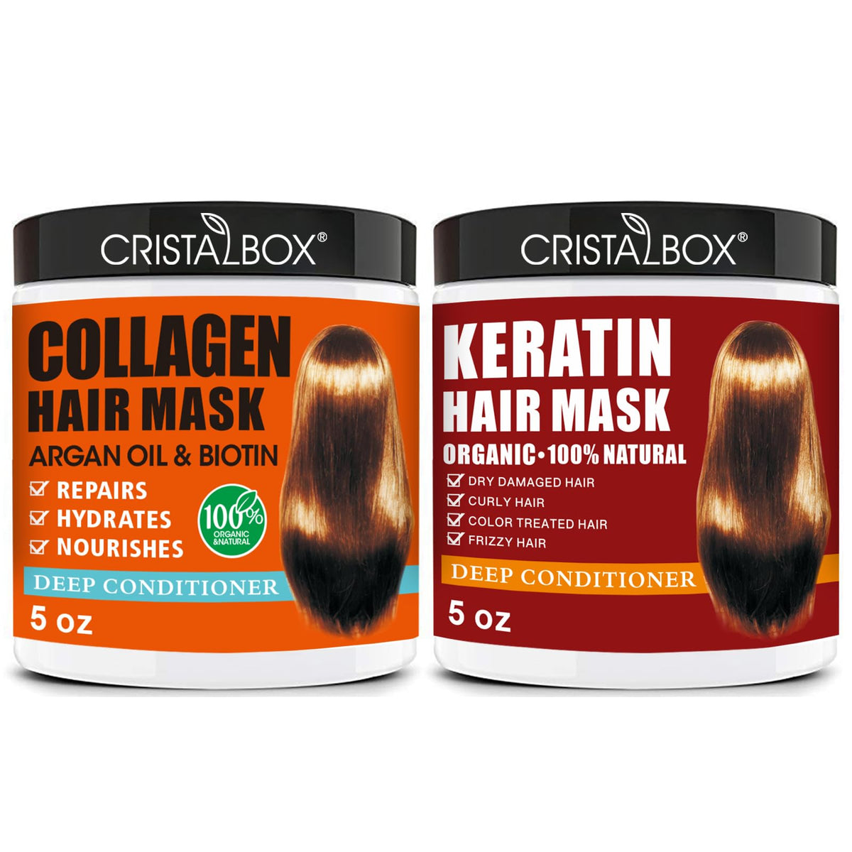cristalbox front packaging showing both tubs and benefits