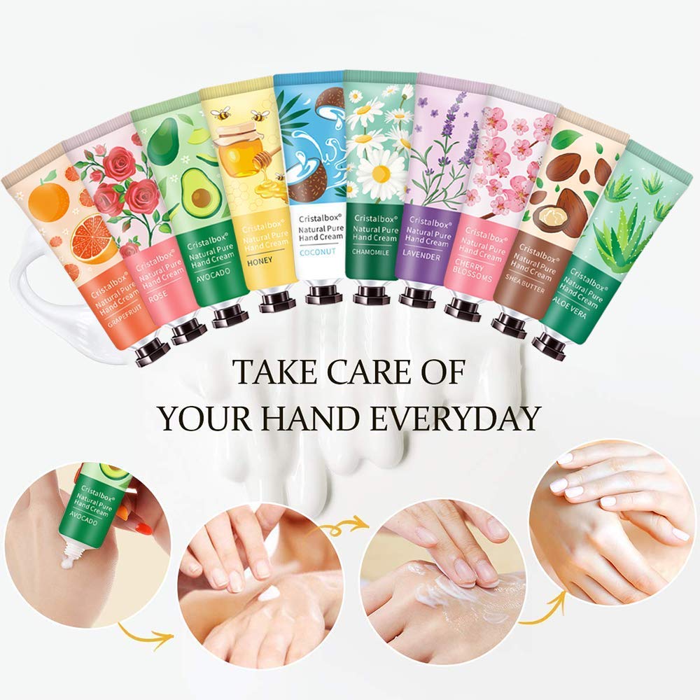 CRISTALBOX product label and ingredients emphasizing natural plant extracts