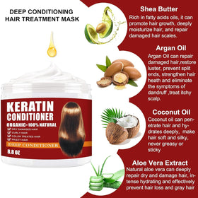 CRISTALBOX keratin mask creamy texture close-up illustrating rich hydration