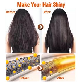 cristalbox mask applied on damp hair for deep conditioning