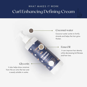 Cristina's Curls cream texture close-up highlighting smooth slip for detangling