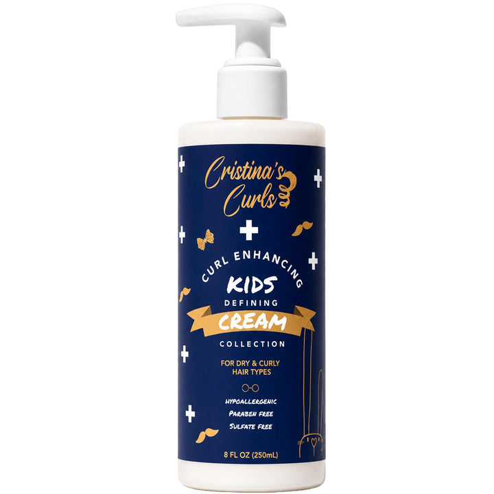 Cristina's Curls front jar showing label and gentle styling benefit