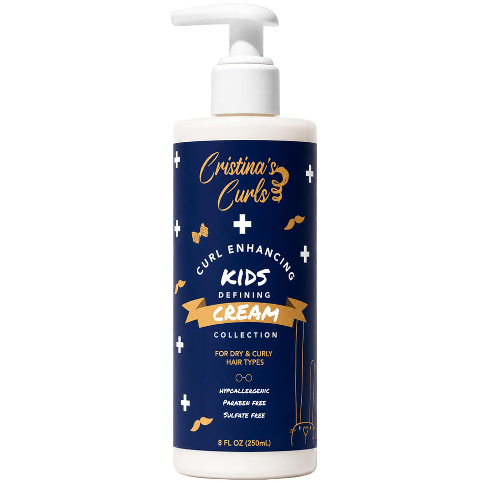 Cristina's Curls front jar showing label and gentle styling benefit