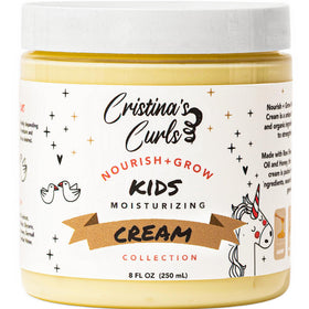 Cristina's Curls front packaging showing product and benefits