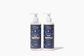 Cristina's Curls set shown in a kids' styling moment illustrating soft, ready-to-style curls
