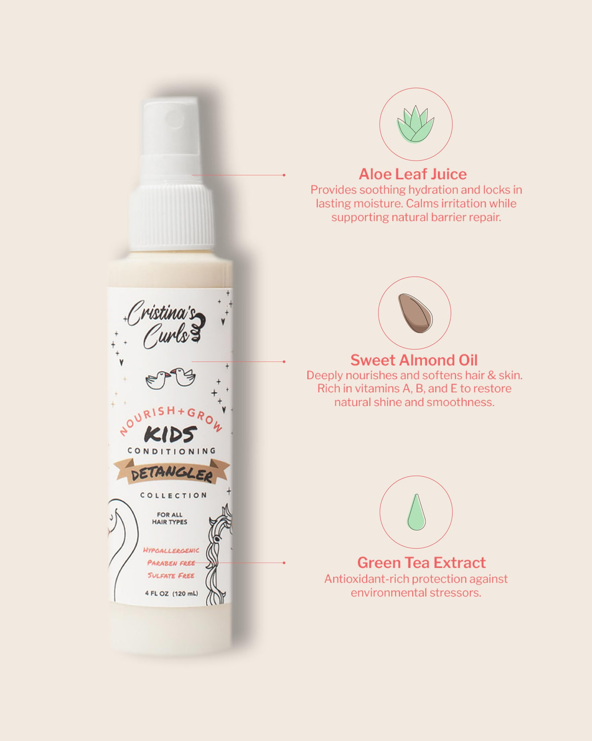 Cristina's Curls held in hand showing compact size for on-the-go use
