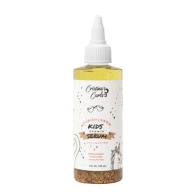 Cristina's Curls bottle front view showing clean packaging and child-friendly design benefit