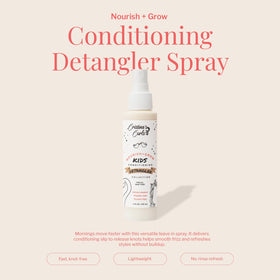 Cristina's Curls close-up mist showing lightweight conditioning and slip