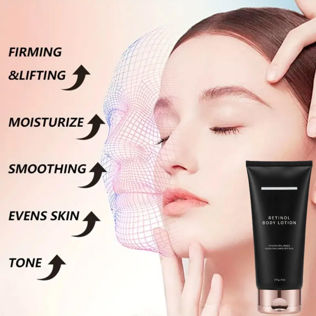 CRIVERY cream texture on fingertip highlighting hydrating lightweight feel