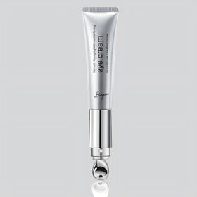 Crogooe on bathroom counter during morning routine conveying everyday skincare integration