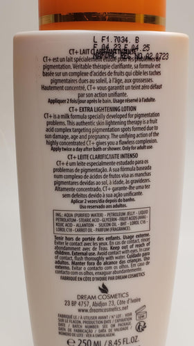 CT+ Clear Therapy cream texture close-up demonstrating smooth application