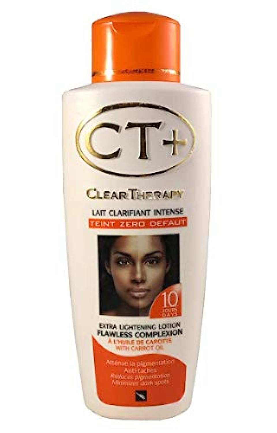 CT+ Clear Therapy front bottle showing label and 500 ml size for authentic hydration