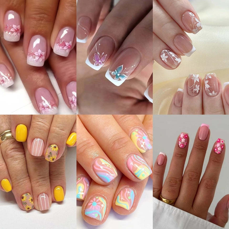 CTTHNBD front packaging showing six styles and 144 press-on nails for variety