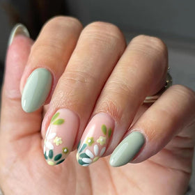 CTTHNBD press-on nails worn on hands showcasing instant salon look