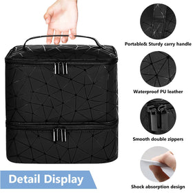 CTWWFS foam insert holding nail polish bottles securely to prevent bumps