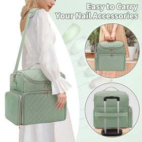 CUBETASTIC clear zipper pocket with labeled supplies for quick inventory and access
