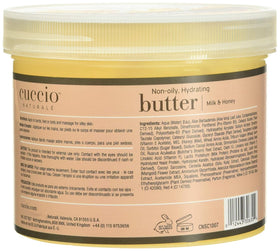 Cuccio used in foot massage showing deep conditioning effect