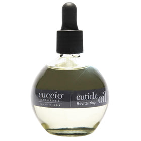 Cuccio front bottle showing citrus wild berry scent and clear label benefit