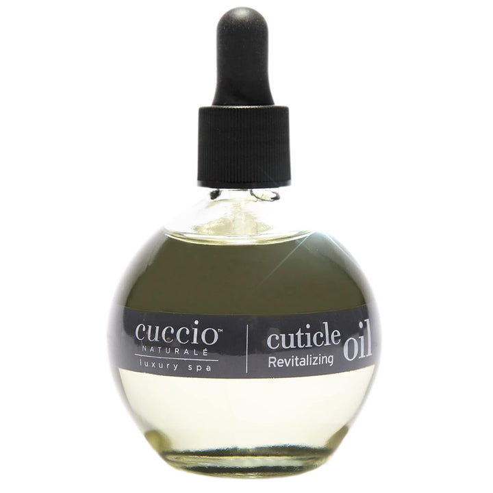 Cuccio front bottle showing citrus wild berry scent and clear label benefit