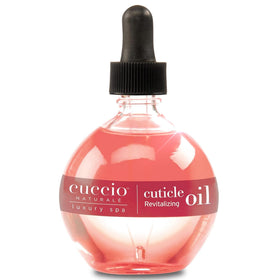 Cuccio front bottle showing product and scent, for quick identification