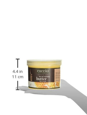 Cuccio 26 ounce tub beside common objects for scale and value