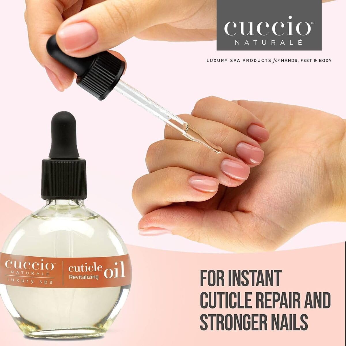 cuccio oil texture close-up highlighting lightweight absorbency