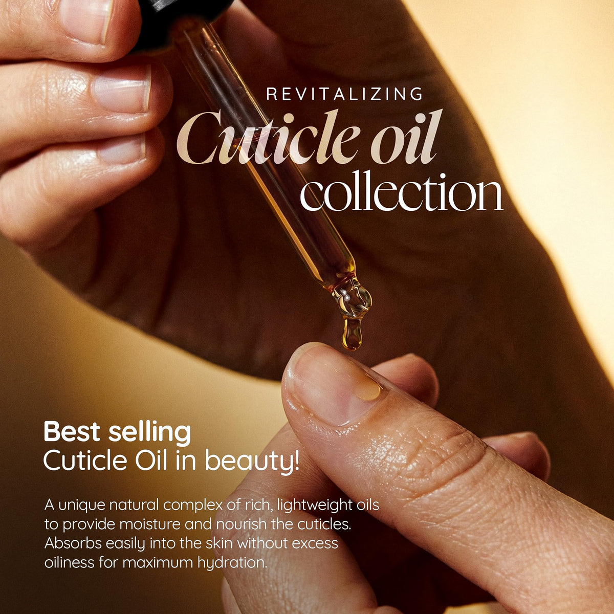 Hands receiving at-home manicure with Cuccio demonstrating spa-quality care