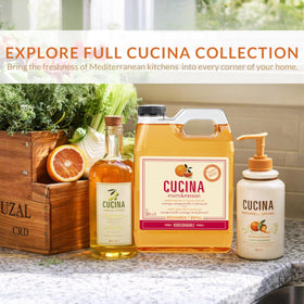 Cucina in-use in kitchen setting providing hygienic and aromatic benefit