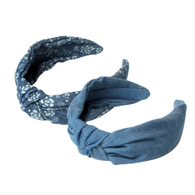Cuizhiyu close-up of knotted denim detail adds texture and secure hold